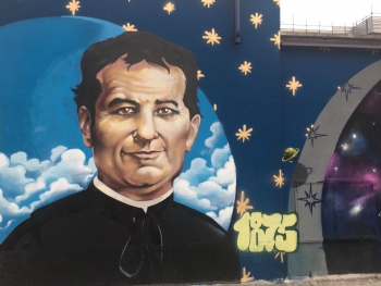 Italia - La "historia de Don Bosco" en las paredes de Valdocco