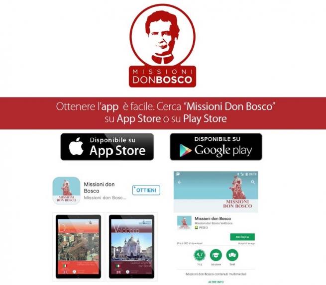 Italia – L’app di Missioni Don Bosco si arricchisce di nuovi contenuti