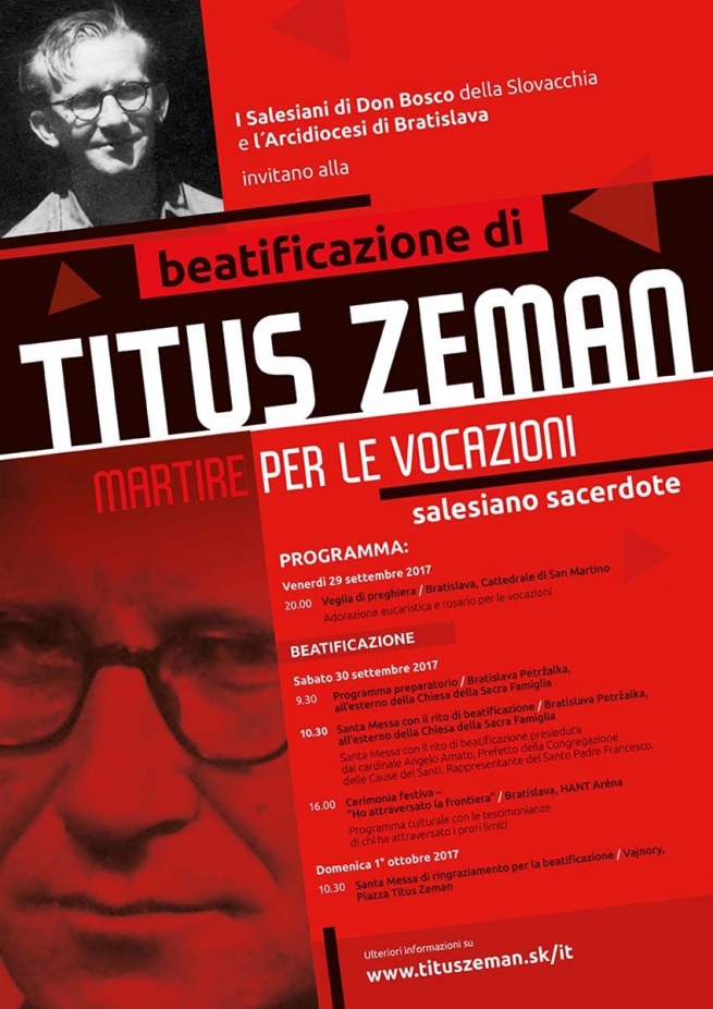 RMG - Beatificación del Padre Titus Zeman: Carta del Rector Mayor