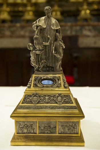 VATICAN – Reliquary of Don Bosco from 1929: a gift from Don Rinaldi to Pope Pius XI
