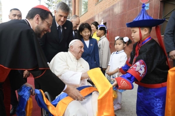 Mongolie - Le voyage apostolique du Pape François a commencé : « Espérer ensemble »