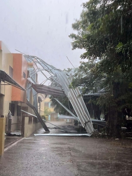 République Dominicaine - Une tornade inattendue a frappé le centre salésien de Mao