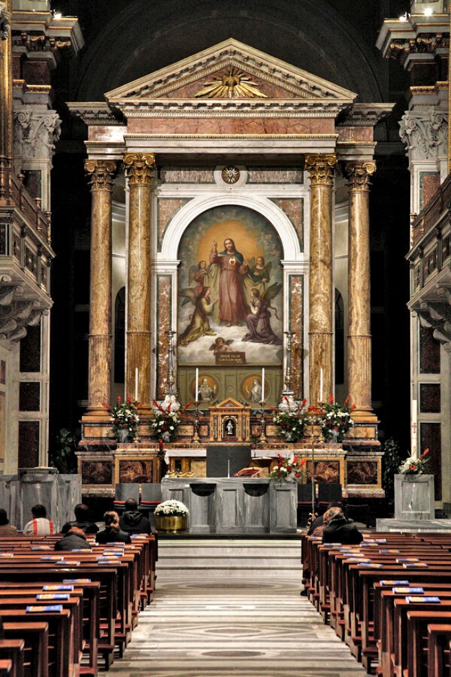 Italy – The Sacred Heart Basilica in Rome prepares for its feast day
