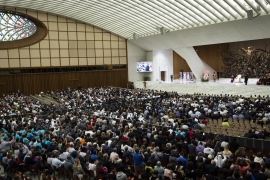 Vatican - Cérémonie d'hommage à la veille de la Canonisation du Salésien Coadjuteur Artémide Zatti