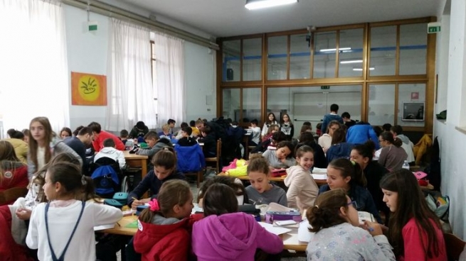 Italy - School and games for young earthquake victims