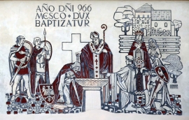 Pologne - Célébrations pour le 1050e anniversiare du baptême de la Pologne
