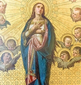 Italia - Pintura de María Inmaculada encargada por Don Bosco