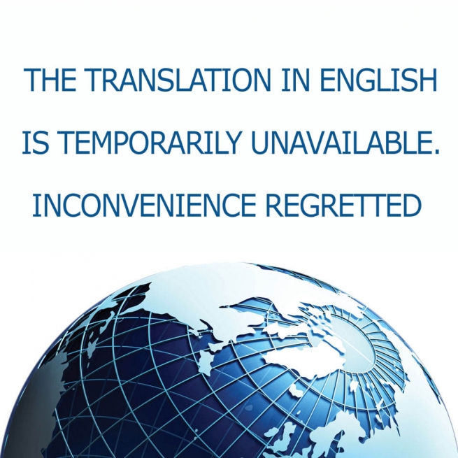 THE TRANSLATION IN ENGLISH IS TEMPORARILY UNAVAILABLE. INCONVENIENCE REGRETTED.