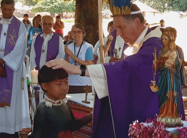 Brazil – An outdoor Mass completes the visit of the Rector Major to Sangradouro