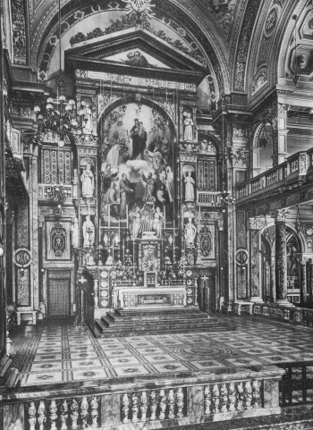 Turim, Itália – 1948 – Altar-Mor do Santuário de Maria Auxiliadora