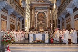 Italie – Une « Eucharistie en famille. » La première Messe du Cardinal Ángel Fernández Artime