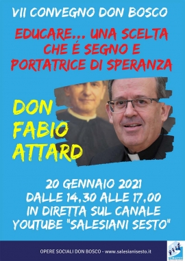Italia – VII Convegno Don Bosco: “Educare… Una scelta che è segno e portatrice di speranza”