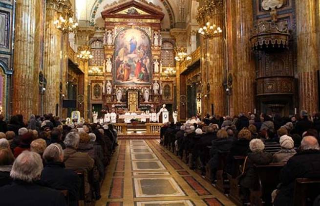 Italia – Una festa a Valdocco celebrando Don Bosco come il Santo della Misericordia