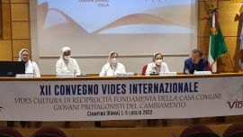 Itália – XII Congresso Internacional VIDES: “Cultura de Reciprocidade, Alicerces da Casa Comum. Jovens, Protagonistas da Mudança”