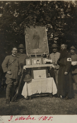 Włochy – Zdjęcie z pola walki w 1915 r.