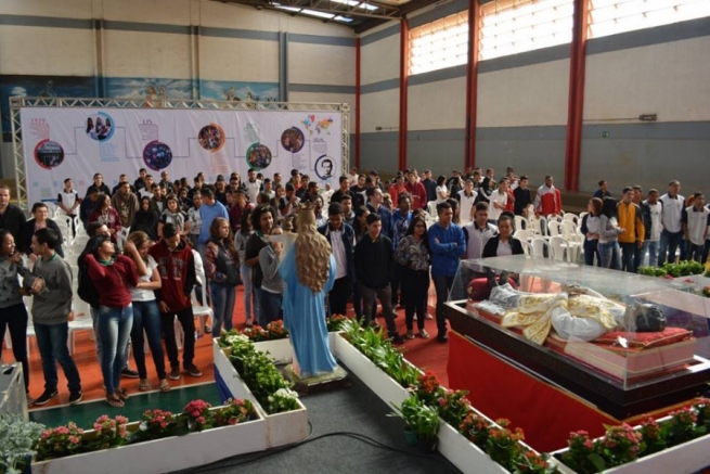 Brésil - Les Salésiens célèbrent l'arrivée des reliques de Don Bosco à Brasilia