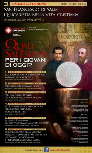 Italia – “San Francesco di Sales e l’Eucaristia”: nuovo appuntamento di “Quali salesiani per i giovani di oggi?”