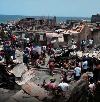 Sierra Leone – Urgent aid for hundreds of children who have lost everything in a fire