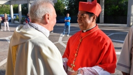 Italia – Il Cardinale Virgílio do Carmo da Silva, SDB, primo Cardinale di Timor Est, prende possesso della sua chiesa titolare