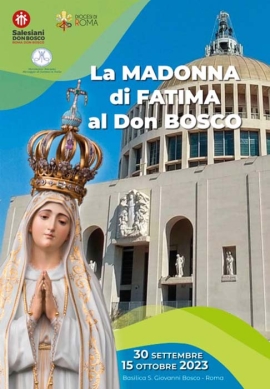 Italie - La statue de Notre-Dame de Fatima visite la Basilique de Saint Jean Bosco