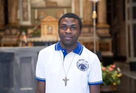 RMG - Los misioneros de la 154ª Expedición Misionera Salesiana: Emmanuel De Marie Musa Mbwisha, de la República Democrática del Congo (AFC) a Argentina (ARN)