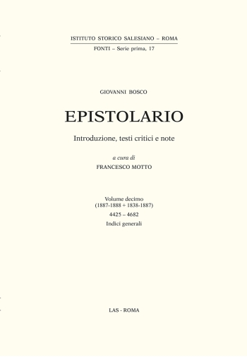 Italia – Completata l’edizione critica dell’Epistolario di Don Bosco, un testo imprescindibile per la storia salesiana