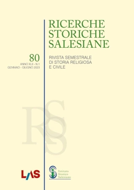 RMG – ‘Ricerche Storiche Salesiane’ n° 80