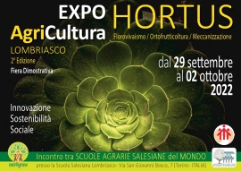 Italy - Expo AgriCultura Lombriasco - "Hortus: Agriculture for Life": International Fair among Salesian Agricultural Schools in the world returns