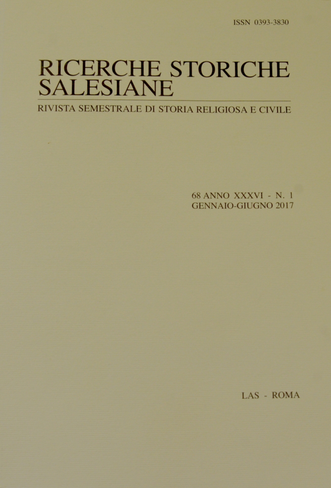 RMG – Publicado o n. 68 de «Ricerche Storiche Salesiane» (RSS)