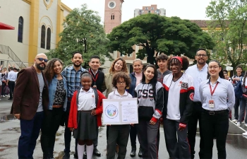 Kolumbia – Szkoła salezjańska „El Sufragio” z inspektorii Medellín otrzymuje „Pieczęć niedyskryminacji” od ministerstwa spraw wewnętrznych