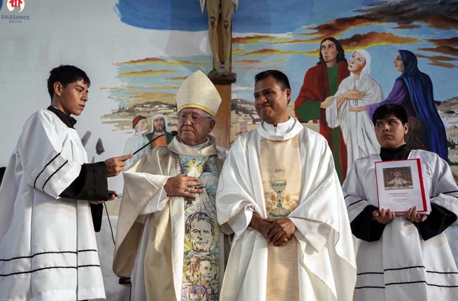 Bolivie - Un nouveau prêtre pour la Congrégation Salésienne : Arnold Arispe