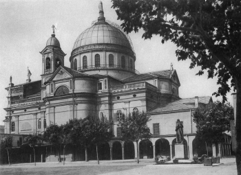Turim, Itália – 1931 – Santuário de Maria Auxiliadora antes da ampliação