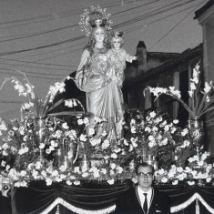 Espagne - La procession en l'honneur de Marie Auxiliatrice à Ciudad Real