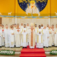 Brésil - Ordination diaconale des Salésiens Pedro Francisco Xavier Neto et Castelo José Alberto Faustino