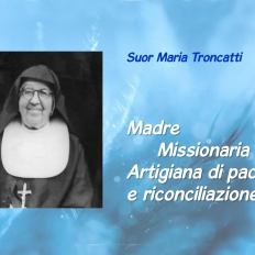 Italy – The photo and slogan for the canonisation of Sister Maria Troncatti, FMA