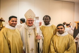 Belgique - Grande participation pour l'ordination diaconale de trois missionnaires salésiens