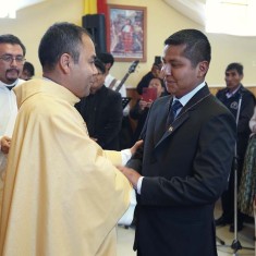 Bolivie - Profession perpétuelle du Salésien Limbert Mamani