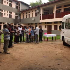 Democratic Republic of Congo – Delivery of a new bus to the  Saint Thomas Aquinas Postnovitiate