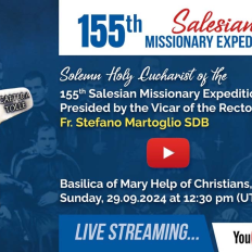 RMG – The Sending Mass for the 155th Salesian Missionary Expedition: accessible in live streaming on ANSChannel