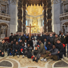 Vatican – Zeffirino Namuncurá Community on Jubilee Pilgrimage to the Holy Door at St. Peter's