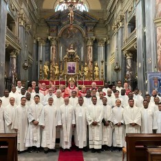 Italia – CG29: un toccante pellegrinaggio a Cuorgnè, luogo di nascita di San Callisto Caravario