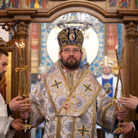 Ukraine - Cérémonie d'installation de Mgr Maksym Ryabukha, SDB, comme nouvel Exarque Archiépiscopal de Donetsk