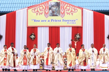 India - Cuatro nuevos Sacerdotes Salesianos de la Inspectoría de Shillong