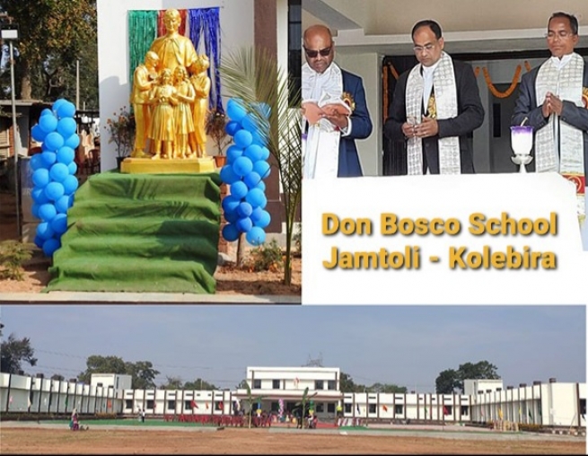 India Blessing and inauguration of “Don Bosco School” in JamtoliKolebira