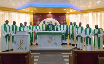 Nigéria – O P. Miguel Ángel García Morcuende preside a reunião dos Delegados para a PJ do CIVAM