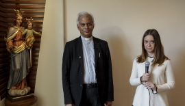 RMG - El Padre Tom Uzhunnalil visitó la Fundación DON BOSCO EN EL MUNDO