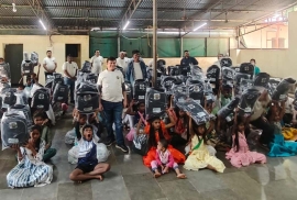 India – Salesian past pupils organise a day of support for 100 Adivasi children