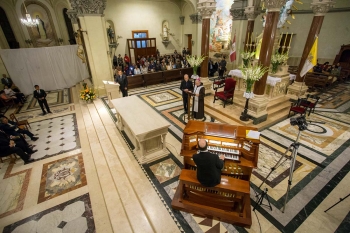 Pérou -  Concert de gala pour l'inauguration de l'orgue resaturé ' Tamburini'  de la Basilique de Marie Auxiliatrice