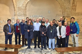 Italie - Le P. Cereda en visite canonique à la communauté de St Calixte