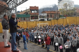 Colombia - Don Filiberto González en la Obra Salesiana del "Niño Jesús" en Bogotá